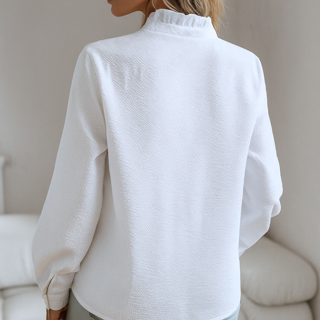 Laura™ | Luxe blouse met franjes