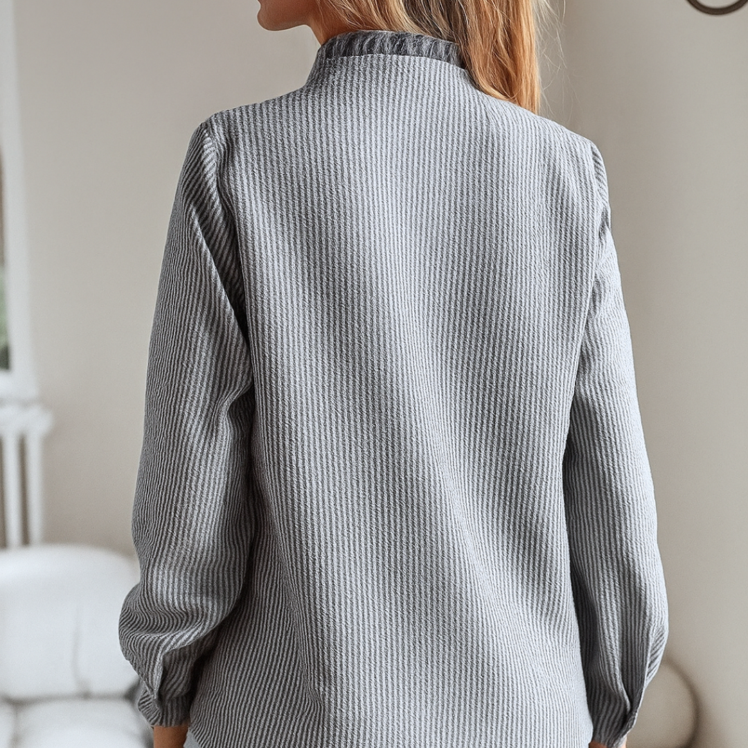 Laura™ | Luxe blouse met franjes