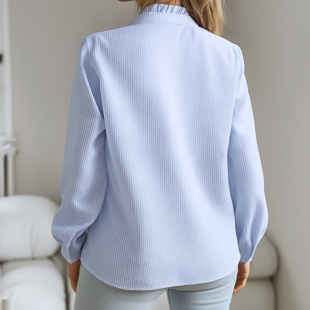 Laura™ | Luxe blouse met franjes